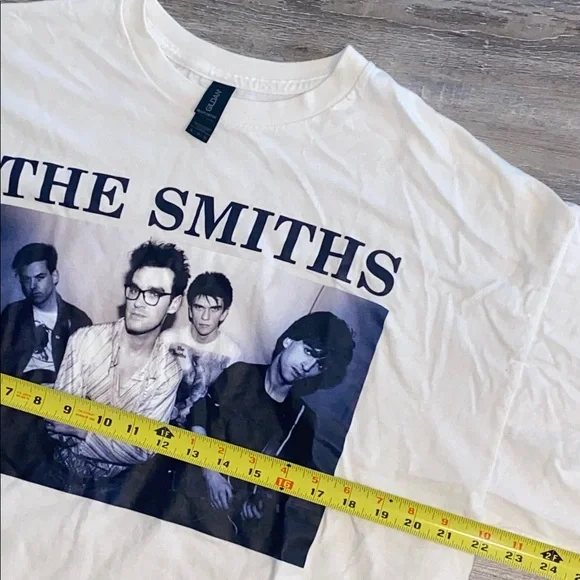 EUC Mens XL THE SMITHS Tee Band Tee New Wave - Picture 2 of 4